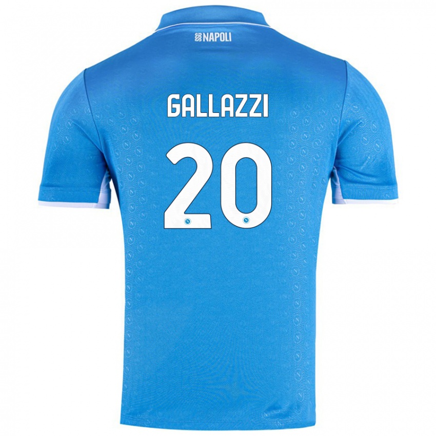 Criança Camisola Valentina Gallazzi #20 Celeiro Azul Principal 2024/25 Camisa