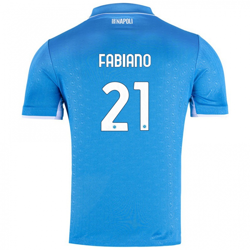 Criança Camisola Francesca Fabiano #21 Celeiro Azul Principal 2024/25 Camisa