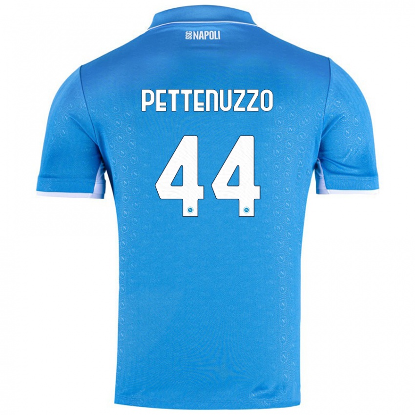 Criança Camisola Tecla Pettenuzzo #44 Celeiro Azul Principal 2024/25 Camisa