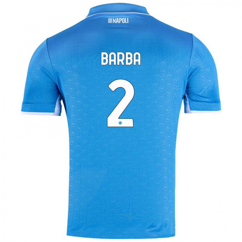 Criança Camisola Benedetto Barba #2 Celeiro Azul Principal 2024/25 Camisa