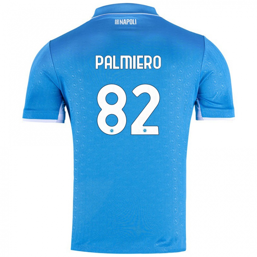 Criança Camisola Luca Palmiero #82 Celeiro Azul Principal 2024/25 Camisa