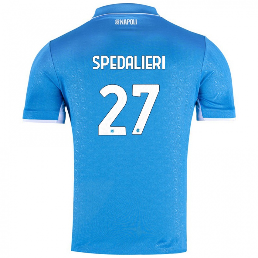 Criança Camisola Johnatan Andrea Spedalieri #27 Celeiro Azul Principal 2024/25 Camisa