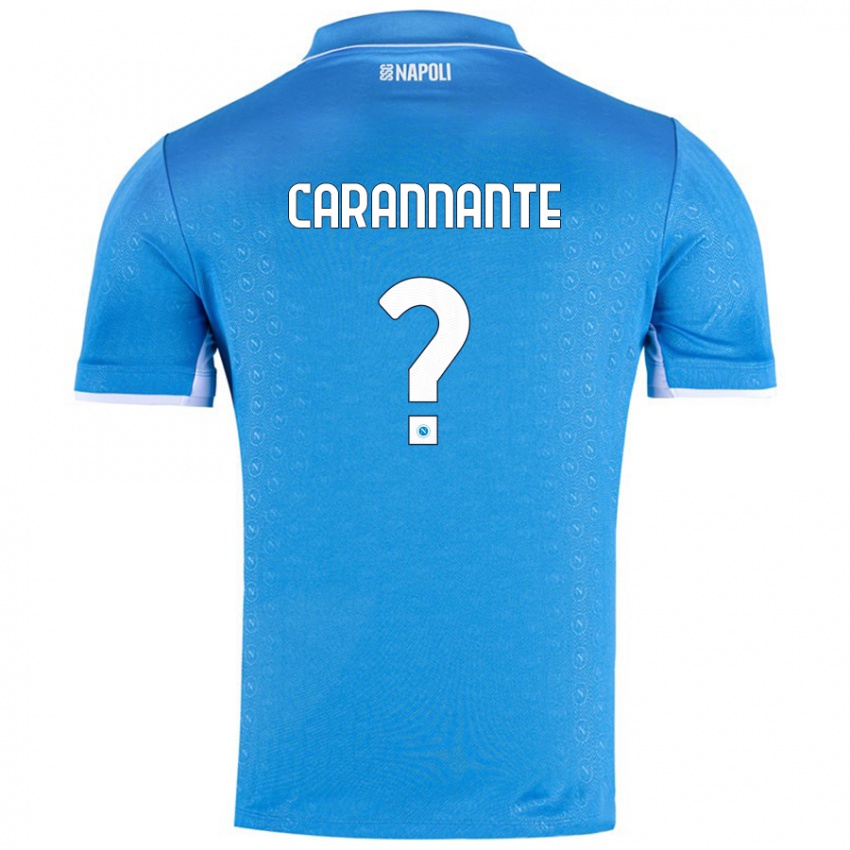 Criança Camisola Lorenzo Carannante #0 Celeiro Azul Principal 2024/25 Camisa