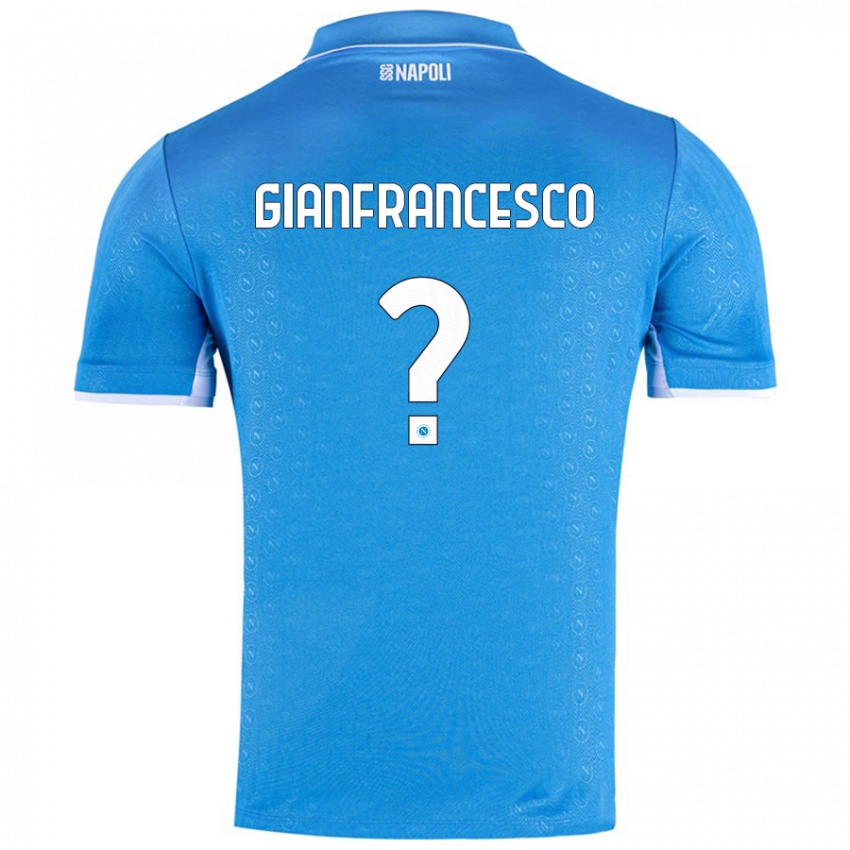 Criança Camisola Sergio Gianfrancesco #0 Celeiro Azul Principal 2024/25 Camisa