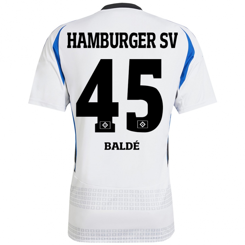 Criança Camisola Fabio Baldé #45 Azul Branco Principal 2024/25 Camisa