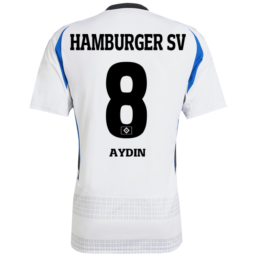 Criança Camisola Songül Aydin #8 Azul Branco Principal 2024/25 Camisa