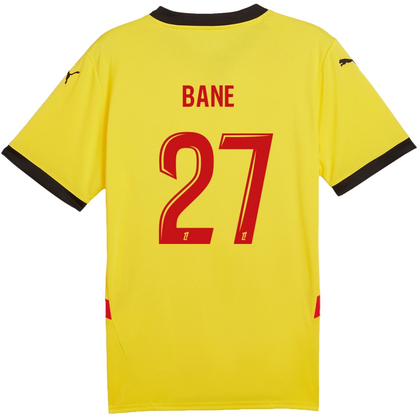 Criança Camisola Sidi Bane #27 Vermelho Amarelo Principal 2024/25 Camisa