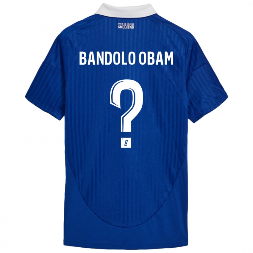 Criança Camisola Randy Bandolo Obam #0 Branco Azul Principal 2024/25 Camisa