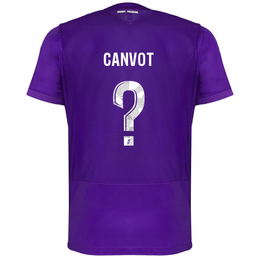 Criança Camisola Jaydee Canvot #0 Branco Roxo Principal 2024/25 Camisa