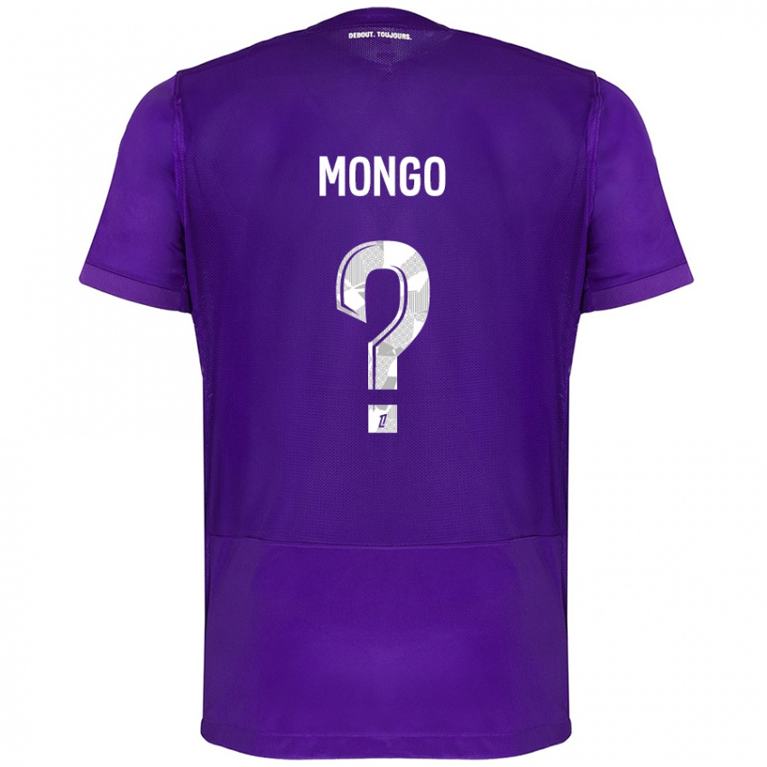 Criança Camisola Pierre-Wyatt Mongo #0 Branco Roxo Principal 2024/25 Camisa