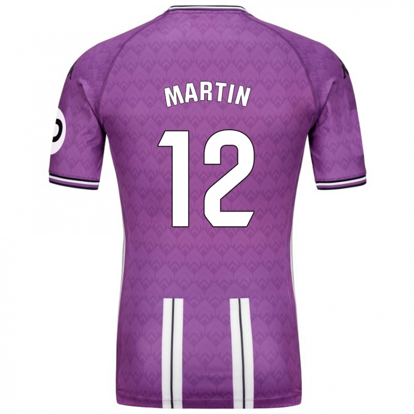 Criança Camisola Mario Martin #12 Branco Roxo Principal 2024/25 Camisa