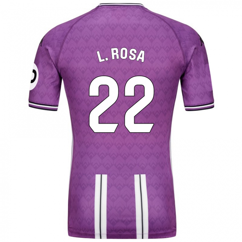 Criança Camisola Lucas Rosa #22 Branco Roxo Principal 2024/25 Camisa