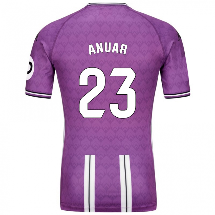 Criança Camisola Anuar #23 Branco Roxo Principal 2024/25 Camisa