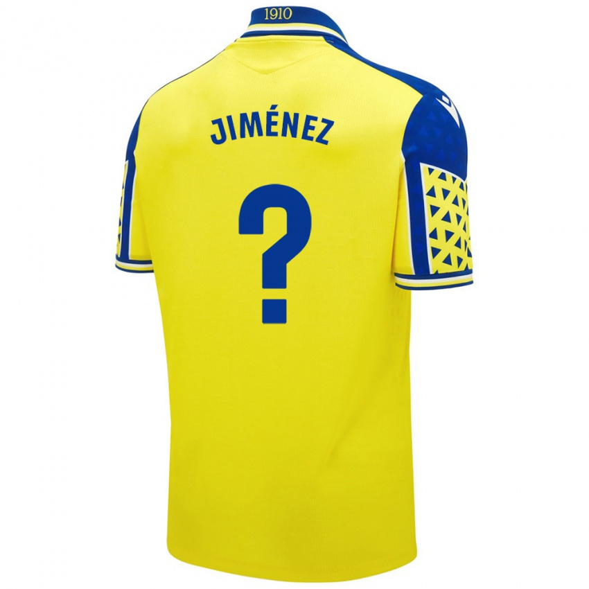 Criança Camisola Álvaro Jiménez #0 Azul Amarelo Principal 2024/25 Camisa