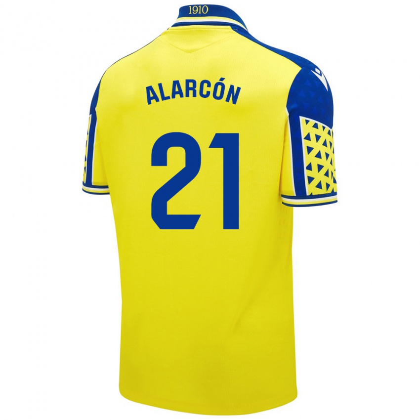 Criança Camisola Tomás Alarcón #21 Azul Amarelo Principal 2024/25 Camisa