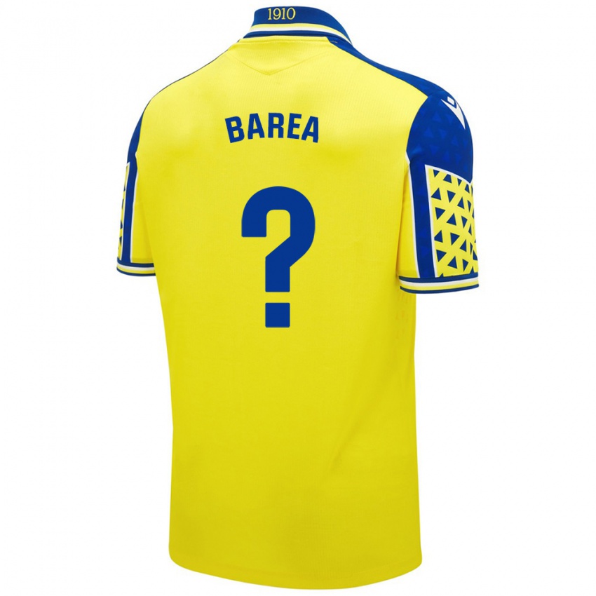 Criança Camisola Pablo Barea #0 Azul Amarelo Principal 2024/25 Camisa