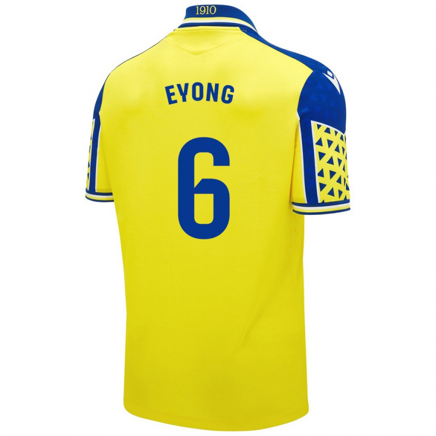 Criança Camisola Etta Eyong #6 Azul Amarelo Principal 2024/25 Camisa