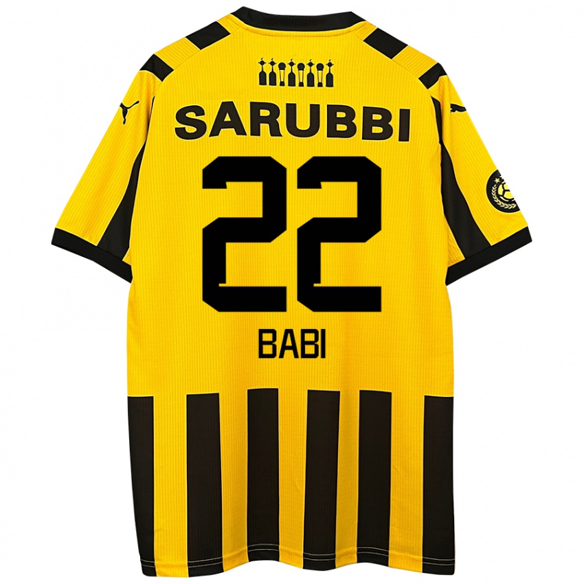 Criança Camisola Matheus Babi #22 Preto Amarelo Principal 2024/25 Camisa