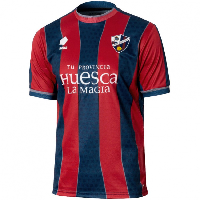 Criança Camisola Diego González #18 Azul Vermelho Principal 2024/25 Camisa