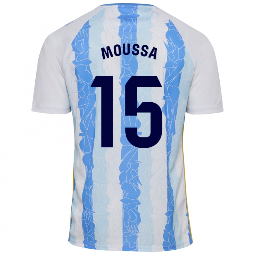 Criança Camisola Moussa Diarra #15 Azul Branco Principal 2024/25 Camisa