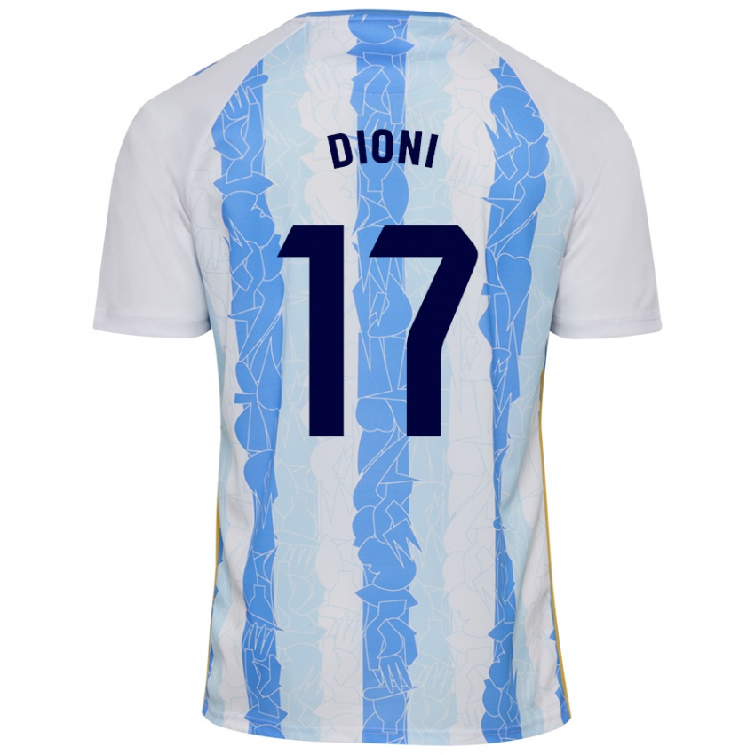 Criança Camisola Dioni #17 Azul Branco Principal 2024/25 Camisa