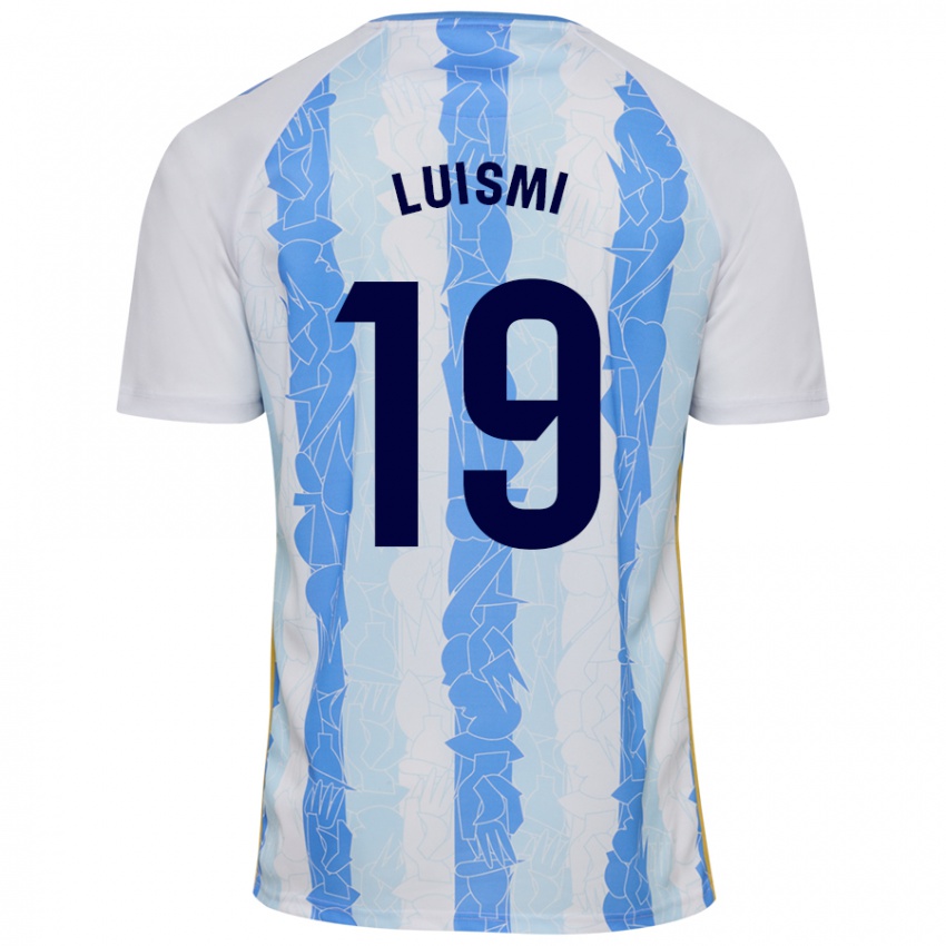 Criança Camisola Luismi Sánchez #19 Azul Branco Principal 2024/25 Camisa