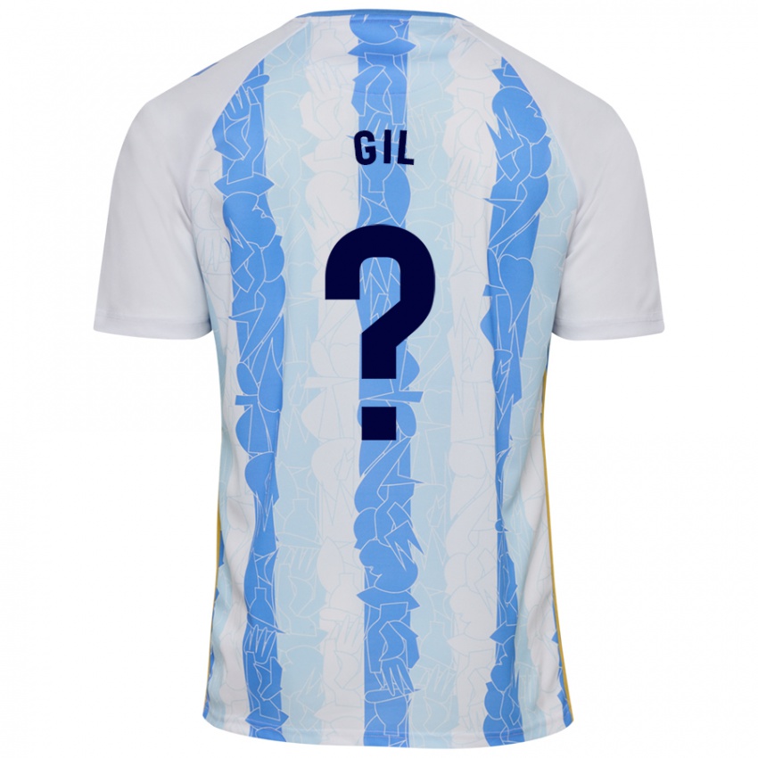 Criança Camisola José Gil #0 Azul Branco Principal 2024/25 Camisa