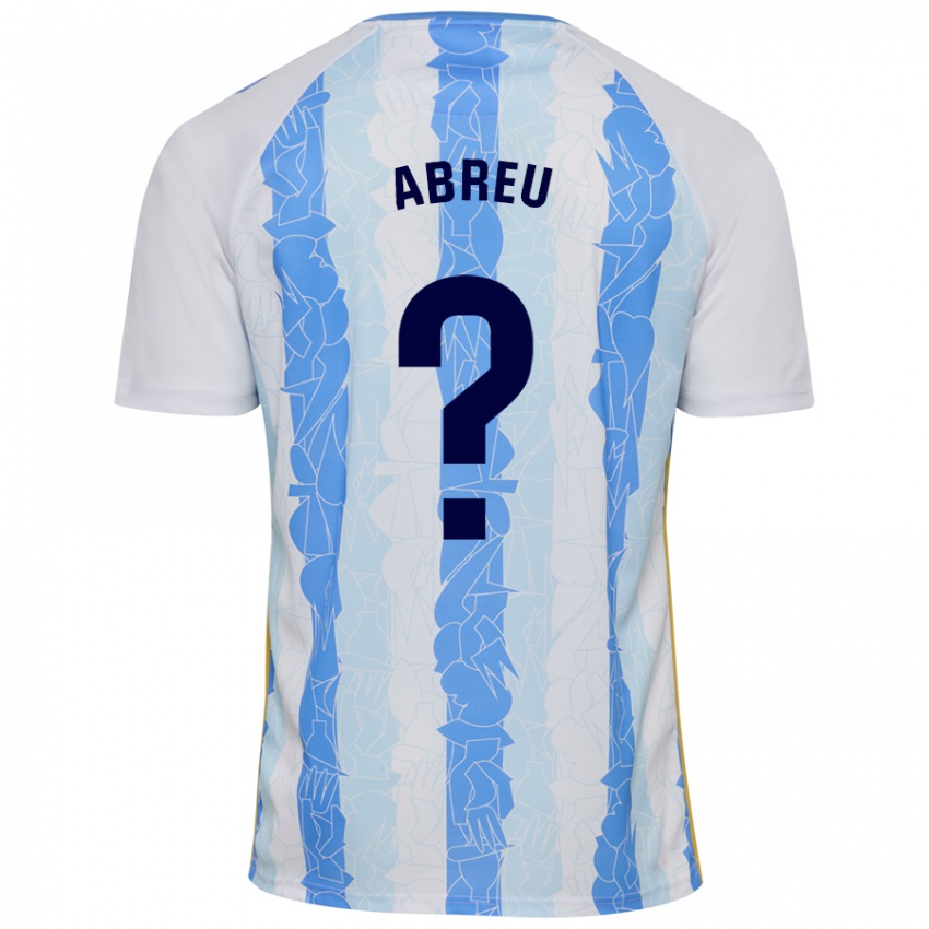 Criança Camisola Marco Abreu #0 Azul Branco Principal 2024/25 Camisa