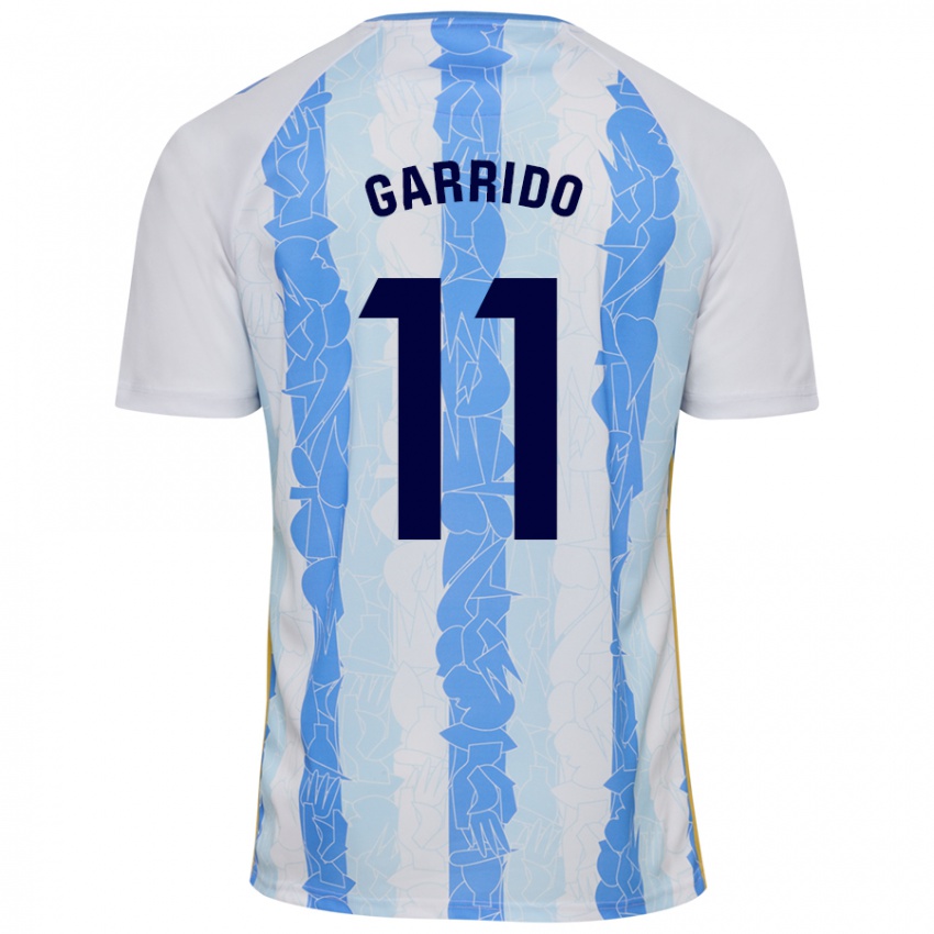 Criança Camisola Rafael Garrido #11 Azul Branco Principal 2024/25 Camisa