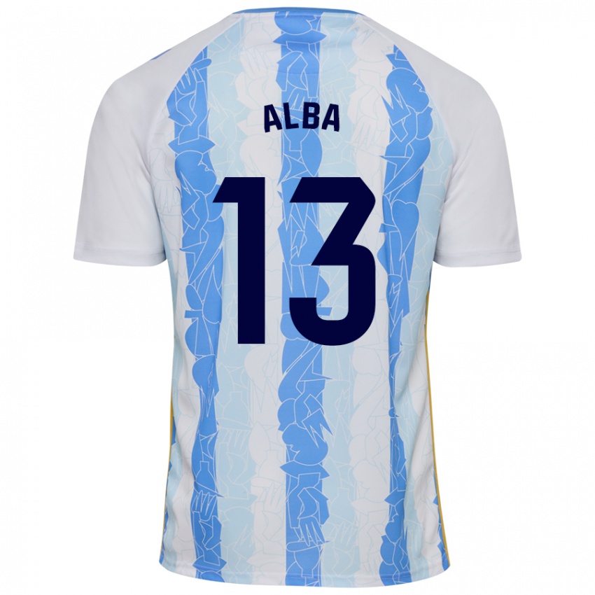 Criança Camisola Alba #13 Azul Branco Principal 2024/25 Camisa