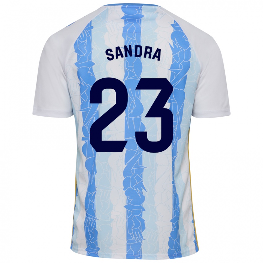 Criança Camisola Sandra #23 Azul Branco Principal 2024/25 Camisa