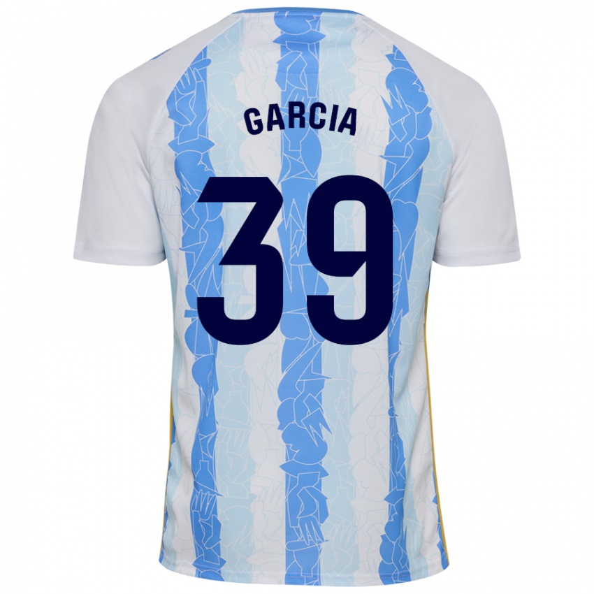 Criança Camisola Claudia García #39 Azul Branco Principal 2024/25 Camisa