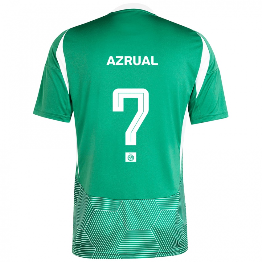 Criança Camisola Adar Azrual #0 Branco Verde Principal 2024/25 Camisa