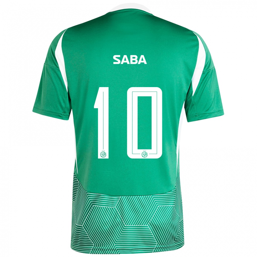 Criança Camisola Dia Saba #10 Branco Verde Principal 2024/25 Camisa