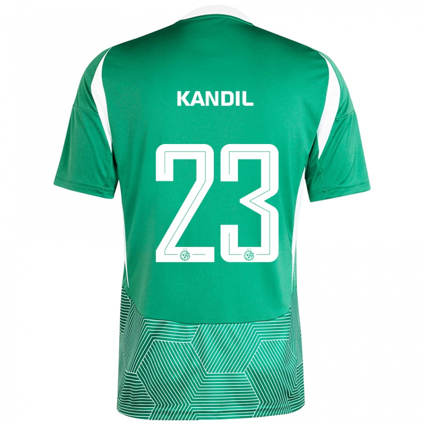 Criança Camisola Maor Kandil #23 Branco Verde Principal 2024/25 Camisa