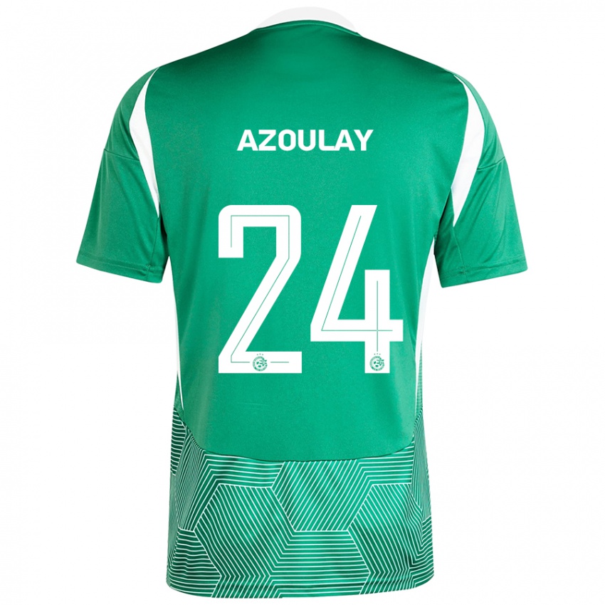 Criança Camisola Ethane Azoulay #24 Branco Verde Principal 2024/25 Camisa