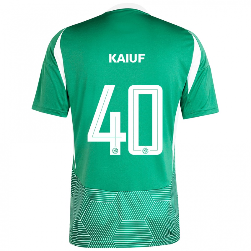 Criança Camisola Sharif Kaiuf #40 Branco Verde Principal 2024/25 Camisa