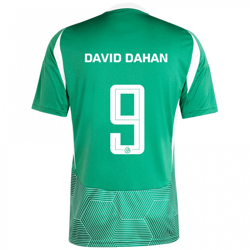 Criança Camisola Omer David Dahan #9 Branco Verde Principal 2024/25 Camisa