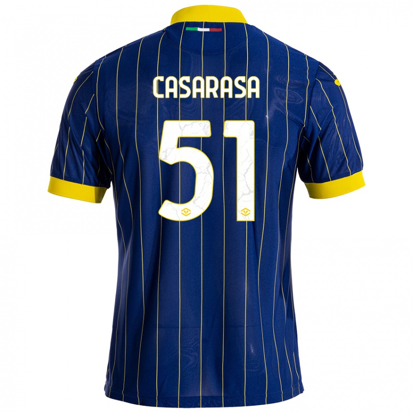 Criança Camisola Asia Casarasa #51 Azul Amarelo Principal 2024/25 Camisa