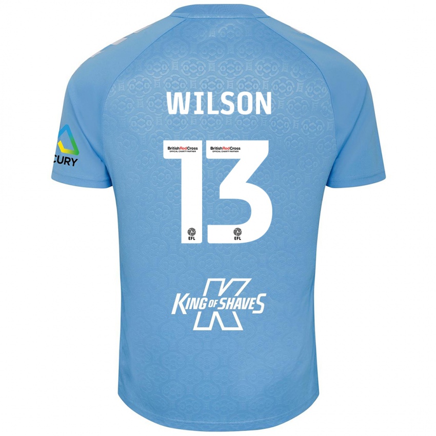 Criança Camisola Ben Wilson #13 Azul Branco Principal 2024/25 Camisa