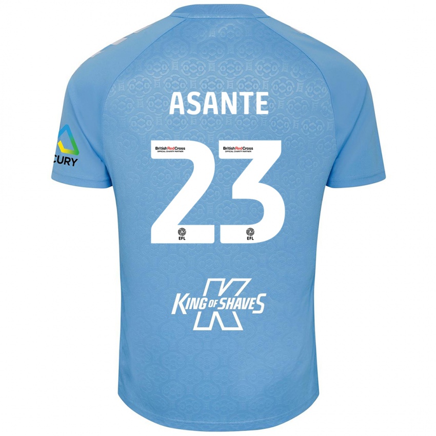 Criança Camisola Brandon Thomas-Asante #23 Azul Branco Principal 2024/25 Camisa