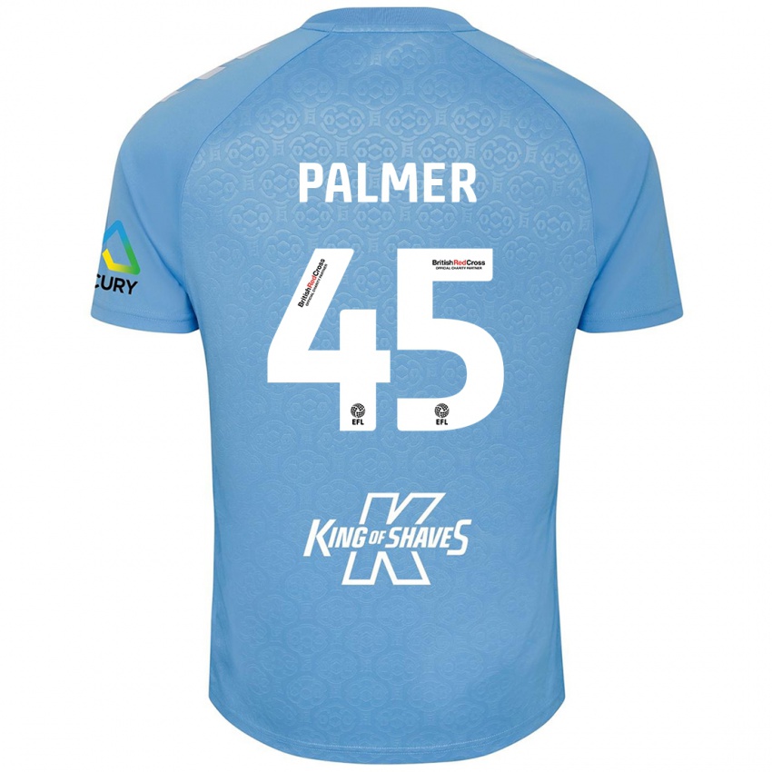 Criança Camisola Kasey Palmer #45 Azul Branco Principal 2024/25 Camisa