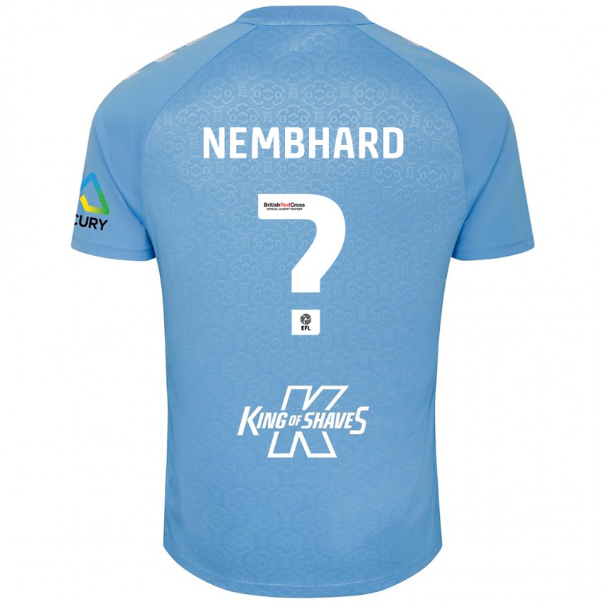 Criança Camisola Kesiah Nembhard #0 Azul Branco Principal 2024/25 Camisa