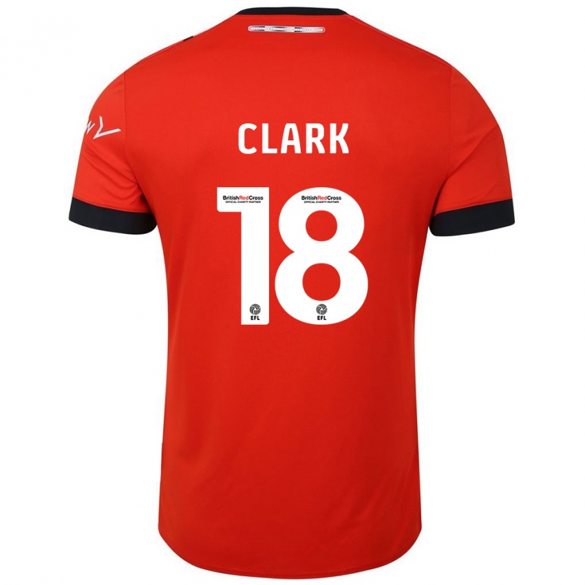 Criança Camisola Jordan Clark #18 Preto Laranja Principal 2024/25 Camisa