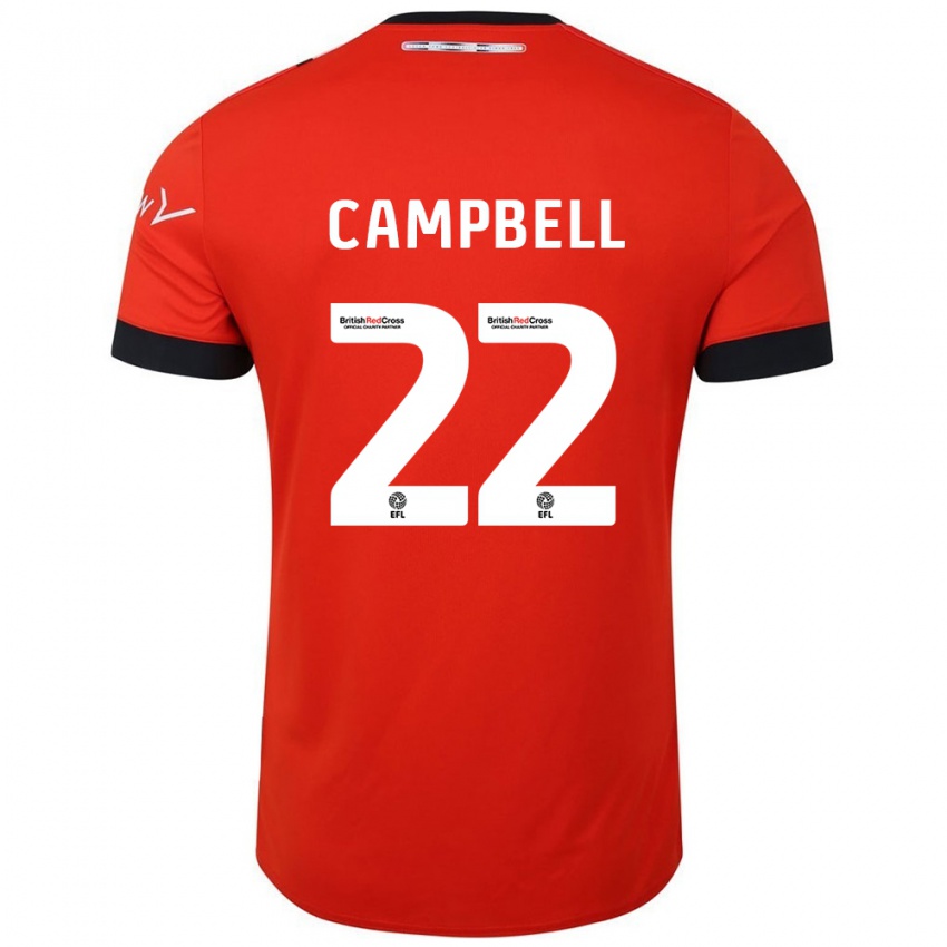 Criança Camisola Allan Campbell #22 Preto Laranja Principal 2024/25 Camisa