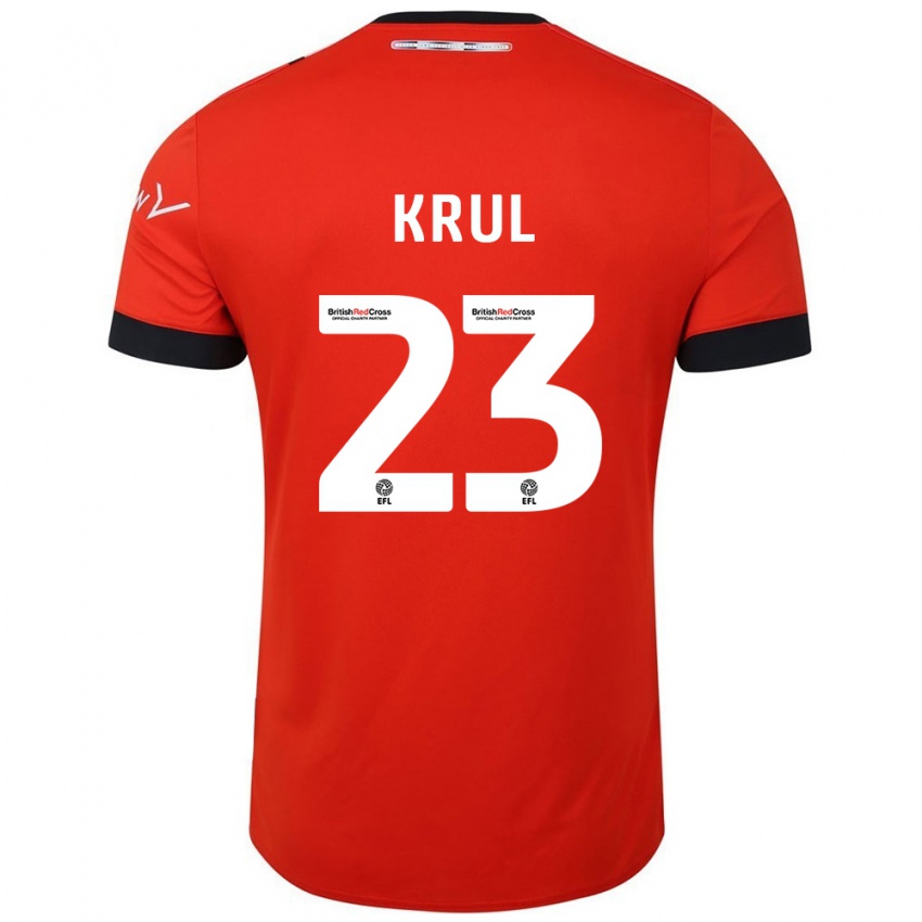 Criança Camisola Tim Krul #23 Preto Laranja Principal 2024/25 Camisa