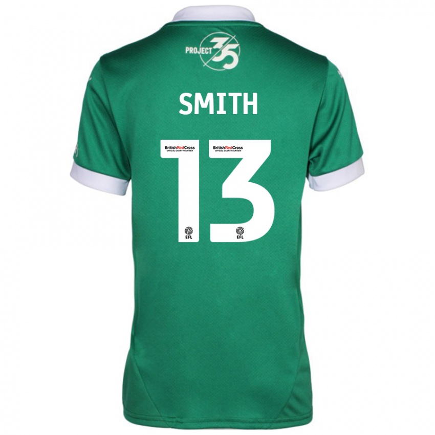 Criança Camisola Grace Smith #13 Branco Verde Principal 2024/25 Camisa