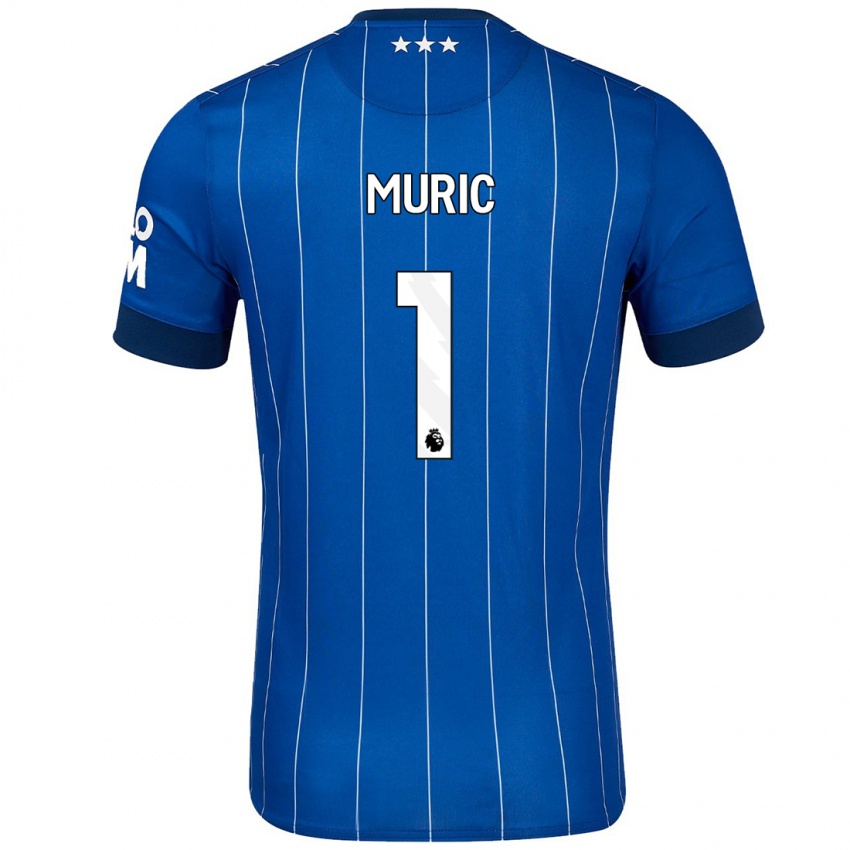 Criança Camisola Arijanet Muric #1 Azul Marinho Principal 2024/25 Camisa