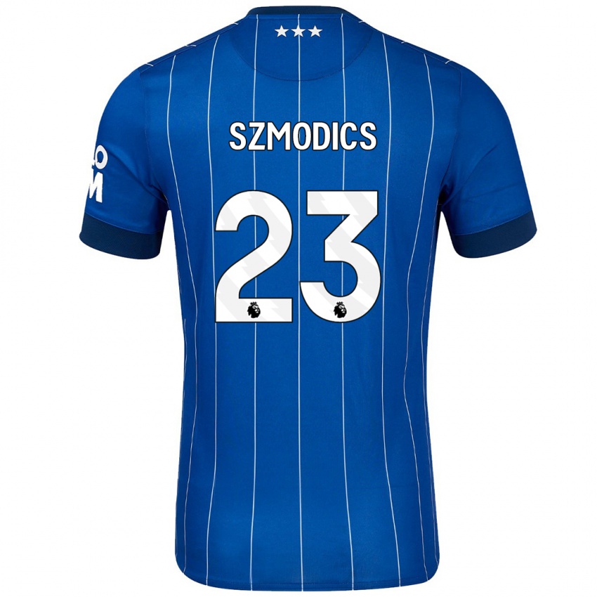 Criança Camisola Sammie Szmodics #23 Azul Marinho Principal 2024/25 Camisa