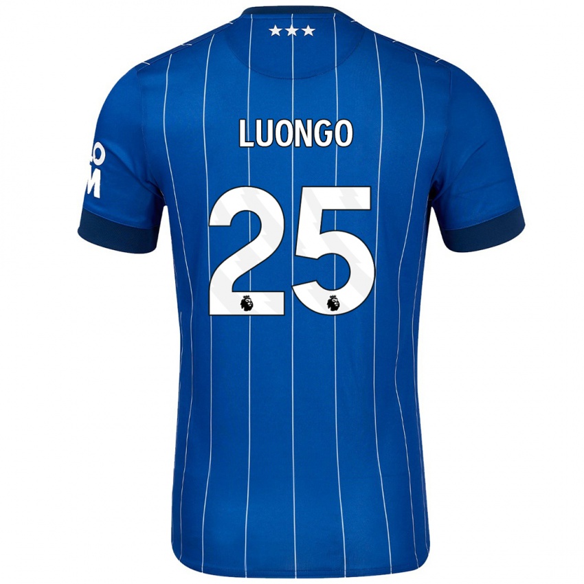 Criança Camisola Massimo Luongo #25 Azul Marinho Principal 2024/25 Camisa